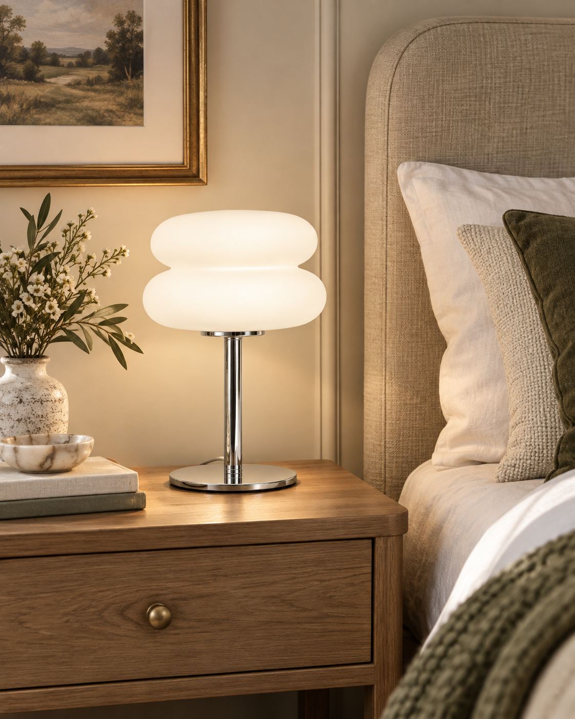Modern Bubble Table Lamp – Sculptural Bedside & Side Table Light