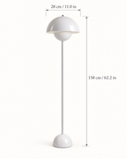 Modern Mushroom Floor Lamp – Sculptural Dome Standing Light
